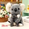 Lovely Australia Koala Plush Toys Furry Koala Bear Plush Dolls Stuffed Soft Animal Pillow For Friend Birthday Christmas Gift