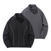 Cross2026 Men's Trendy Stand-up Collar Casual Jacket - Spring/Autumn, Loose-Fit, Academy Style, Lightweight, Sports Design