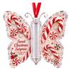 Weihnachtsbaum-Hänge-Dekoration Bargeld-Geschenk-Schmuckstück, Acryl-Schmetterling Geldhalter mit Eingebaut?in Ornament für durchsichtiges Fach, Weihnachtsbaum,