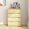 Vidaxl Komoda, 60X36X84 Cm, Lite Drewno Sosnowe