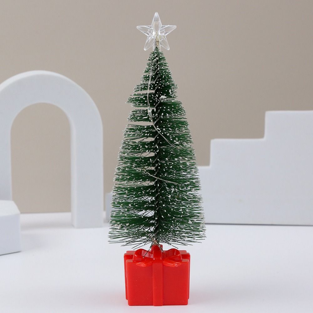4pcs Mini Luminous Christmas Tree LED Christmas Home Decoration  Desktop Decoration