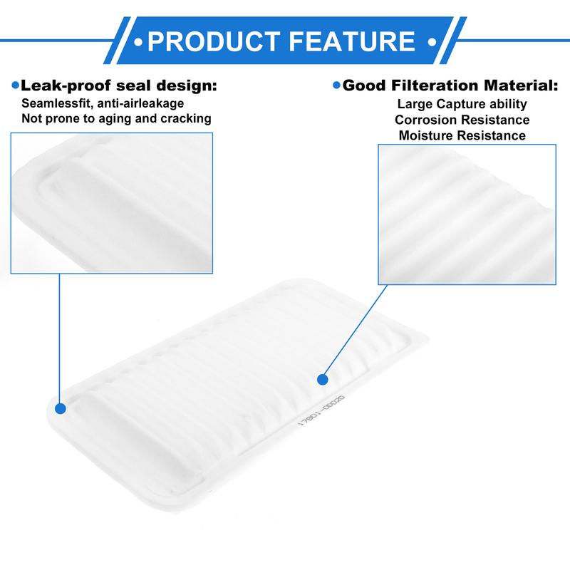 X Autohaux Car Engine Air Filter No.17801YZZ03 for Toyota Corolla 1.8L L4 2003-2008 1 Pcs
