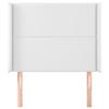 VidaXL Headboard with Ears White 93x16x118-128 Cm Faux Leather3119519