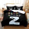 2023 Alphabet Lore Bettwäsche-Set Einzelbett Twin Full Queen King Size Bettwäsche-Set für Erwachsene Kinder Schlafzimmer Bettbezug-Sets Anime Bettwäsche-Set
