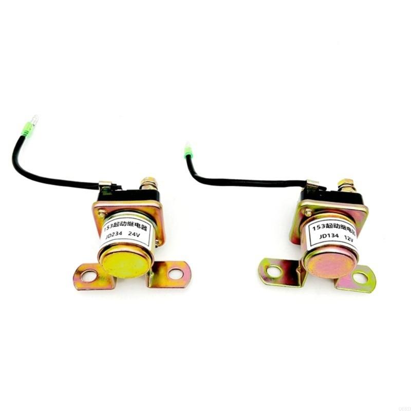 All Terrain Starter Relays Solenoid 12V/24V Extreme Cold Weather Starter Solenoid Suitable for Engines ATV UTV Q6RD