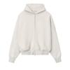 Men's Hoodie Fear of God Essentials Signature Classic Full Zip Hoodie 'Oatmeal/Light Heather'