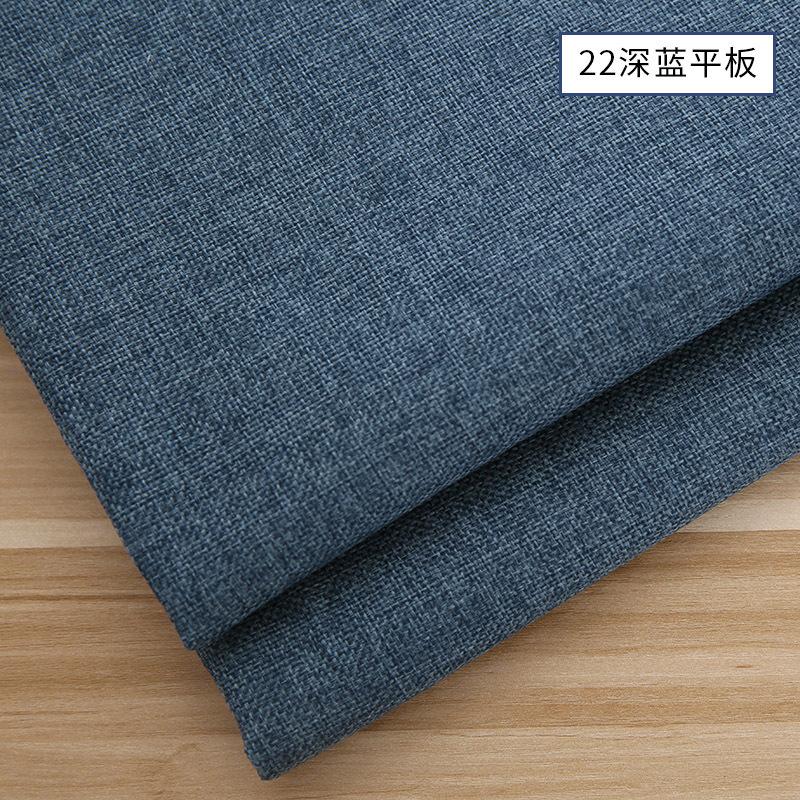 145x50cm Solid Color Coarse Flax Linen Fabric For Tablecloth Pillows Sofas Fabric Decorative Cloth Handmade DIY Cloth TJ21705