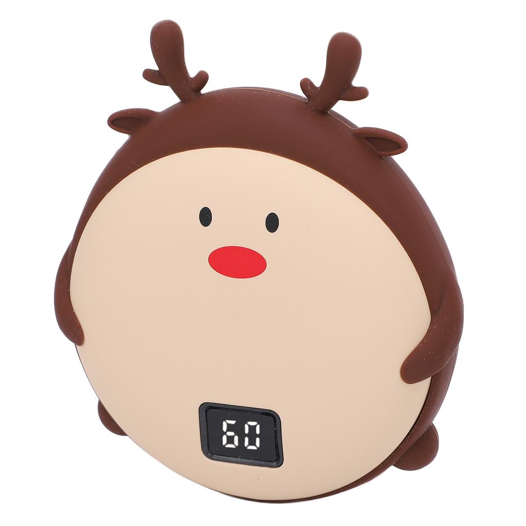 2 In 1 Handwarmer 10000 MAh Power Bank Cartoon 2 Temperature LED Digital Display USB Charging