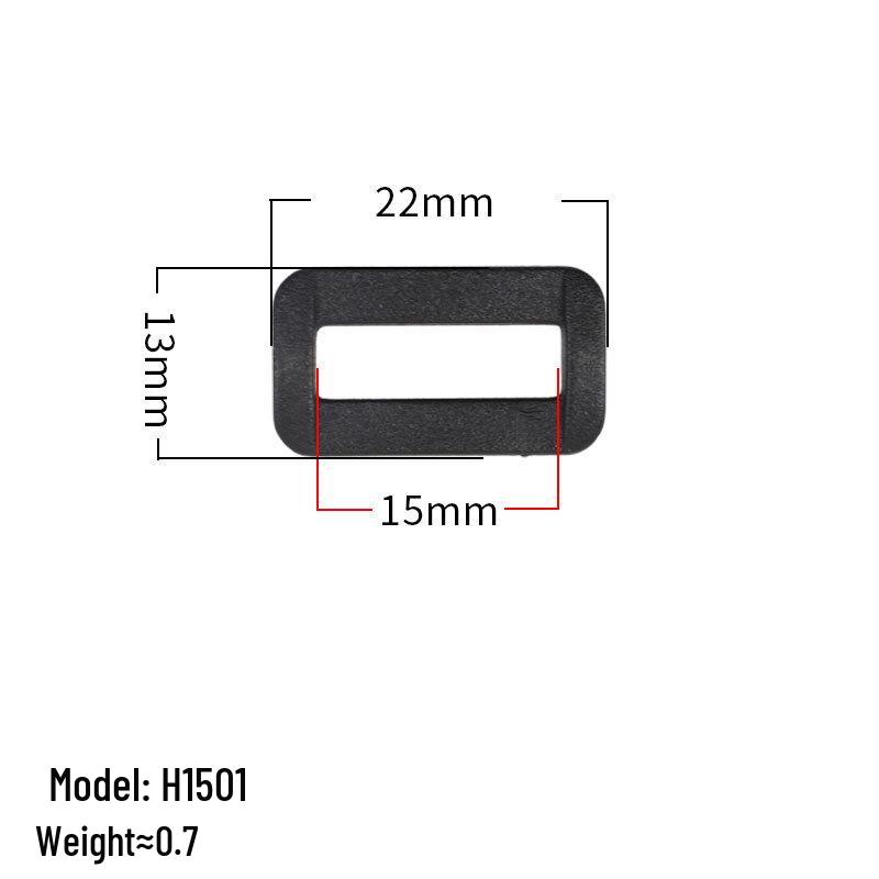 Пластиковая регулируемая пряжка для ремня, двухступенчатая квадратная кнопка, 20-51 мм