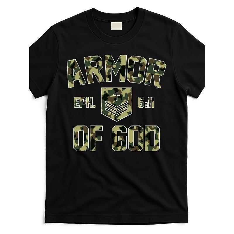 Европейские размеры Доспехи Бога Военный Камуфляж Камуфляжная Футболка Тот же Стиль для Мужчин 2025 Лето Футболка с Коротким Рукавом с Принтом S