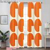 2pcs, Curtain Set 2D Print Modern Abstract Geometric Versatile Polyester Fabric (without Rod) Thermal Insulation, and Room