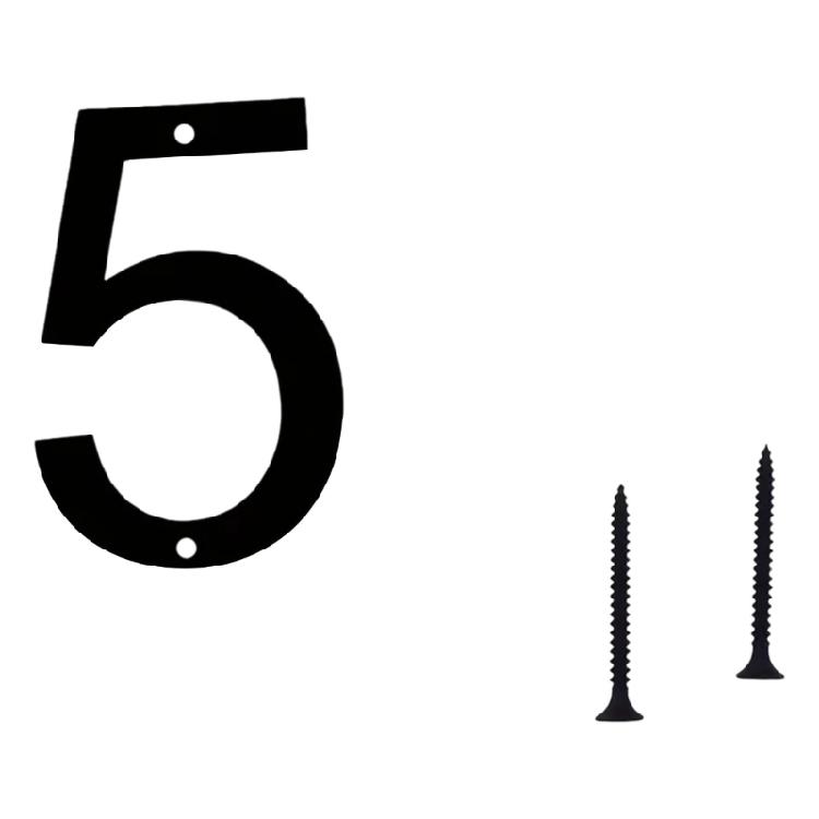 Black Floating Houses Number,Modern Houses Number for Outside,Home Address Number for Outdoor Garage Gate Street Wall