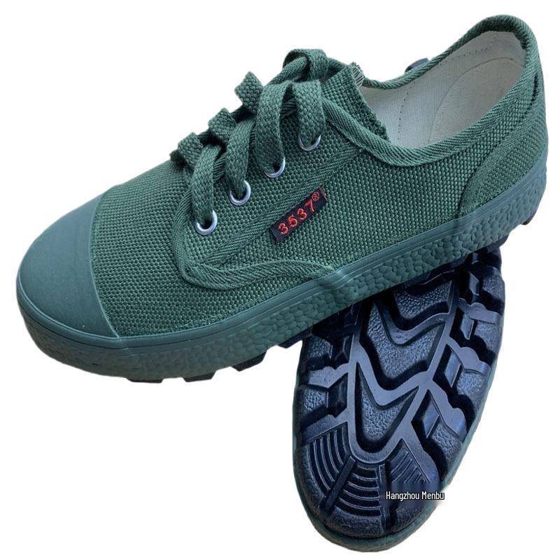 Jihua Liberation Men's Camouflage Non-Slip Wear-Resistant Low-Top Rubber Work Shoes