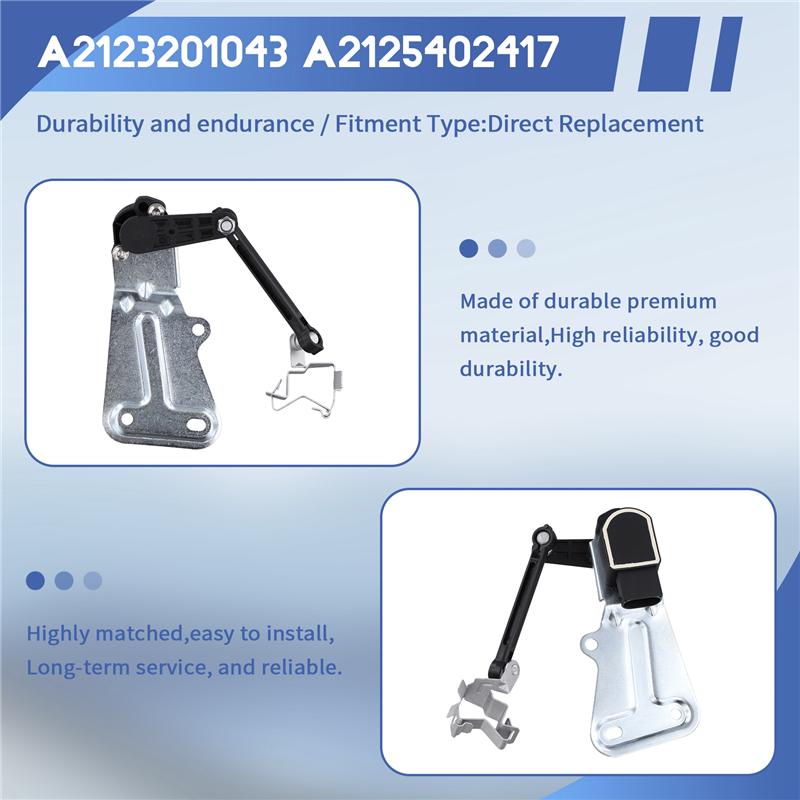 Left/Right Height Level Sensor Link Bracket Assy For Mercedes-Benz E250 E63 CLS400 CLS400 CLS550 10-18A2125403417 A2125402417