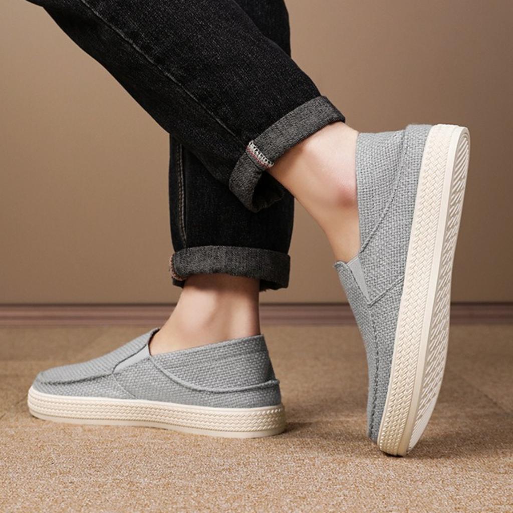 Men's Shoes, New Spring Style, Mesh-top Shoes, Slip-on, Breathable, Dad Shoes, Soft Sole, Comfortable