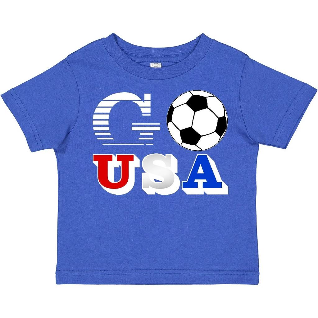Inktastic Go, USA- Soccer, Football Toddler T-Shirt Sports United States America