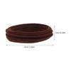 5/10PCS Durable Mix Color Hair Ties High Elasticity Styling Decoration Scrunchies Bold Thickened Hair Band for Women Girls