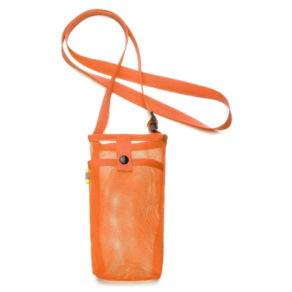 Mesh Sport Water Bottle Cover Portable Cup Sleeve Pouch Insulated Carrier Mobile Phone Bag  Outdoor