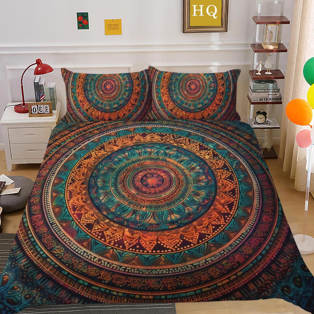 Set de lenjerie de pat Fashion Home Față de pernă imprimată poliester moale Seturi de husă de pilotă pentru bărbați de dimensiune dublă Decorarea casei