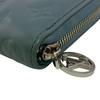 LOUIS VUITTON M81707 Japan limited Monogram emboss leather Zippy wallet Purse Blue Glacier leather Used