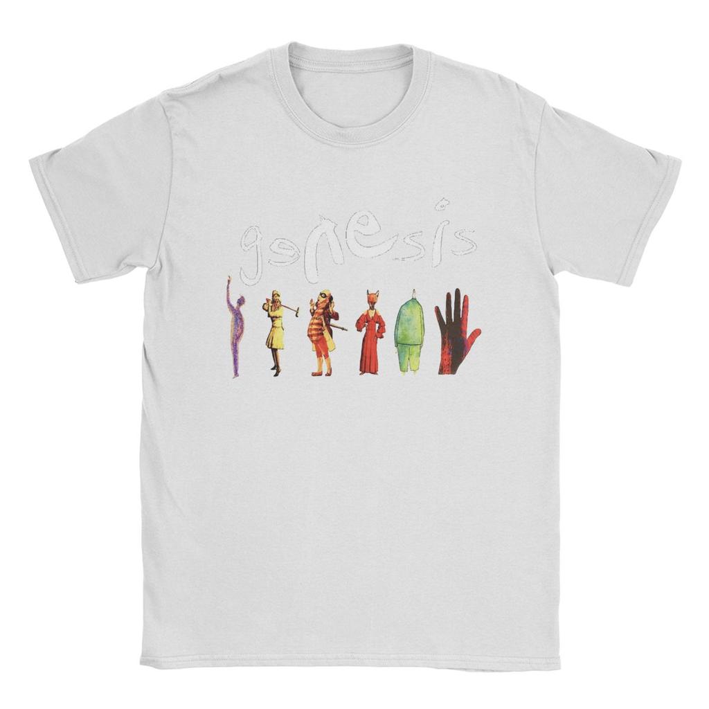 Genesis Band T-Shirt Herren Fantastisches Reines Baumwoll-T-Shirt Rundhals Kurzarm T-Shirts Party Oberteile