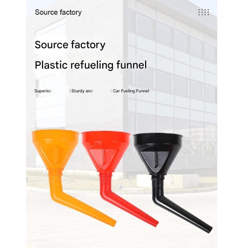 PP-Material Auslaufsicherer Öltrichter Universell für Freihändiges Betanken von Autos Motorrädern Campingausrüstung Einfach zu Bedienen