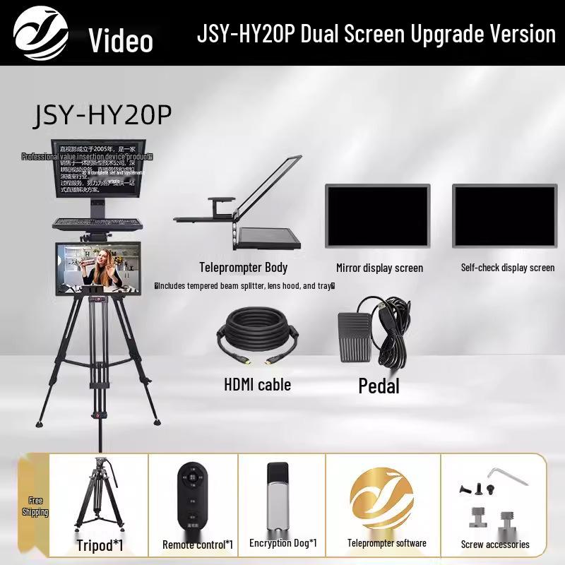 JSY-HY20 DSLR Camera Host for Live Broadcasting and Video Narration with 20-inch Tablet