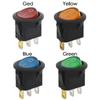 Round Rocker Plug DIY Light Switch Car Button Lights Power Switch Switches