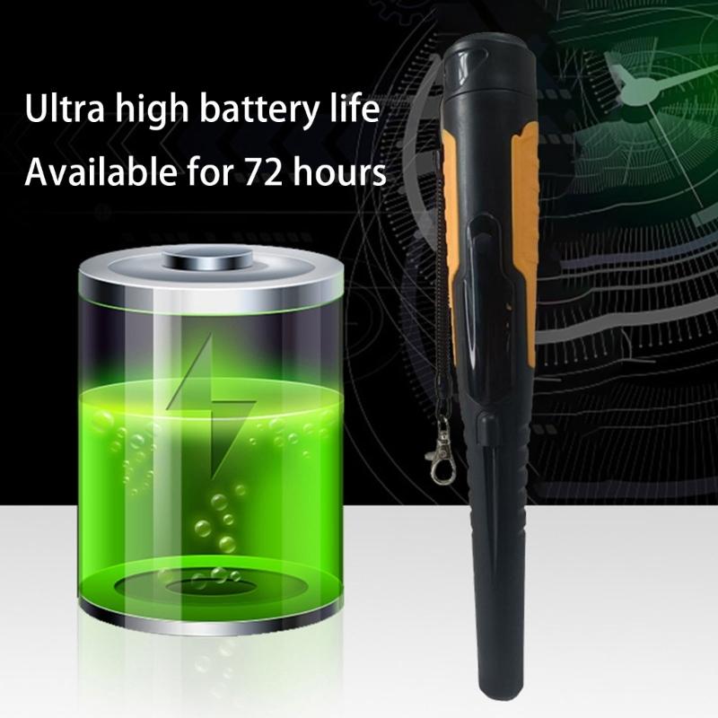 Portable ABS Metal Detectors Stick With LCD Display IP68 Waterproof Treasure Hunting Detectors For Coin Jewelry Detection