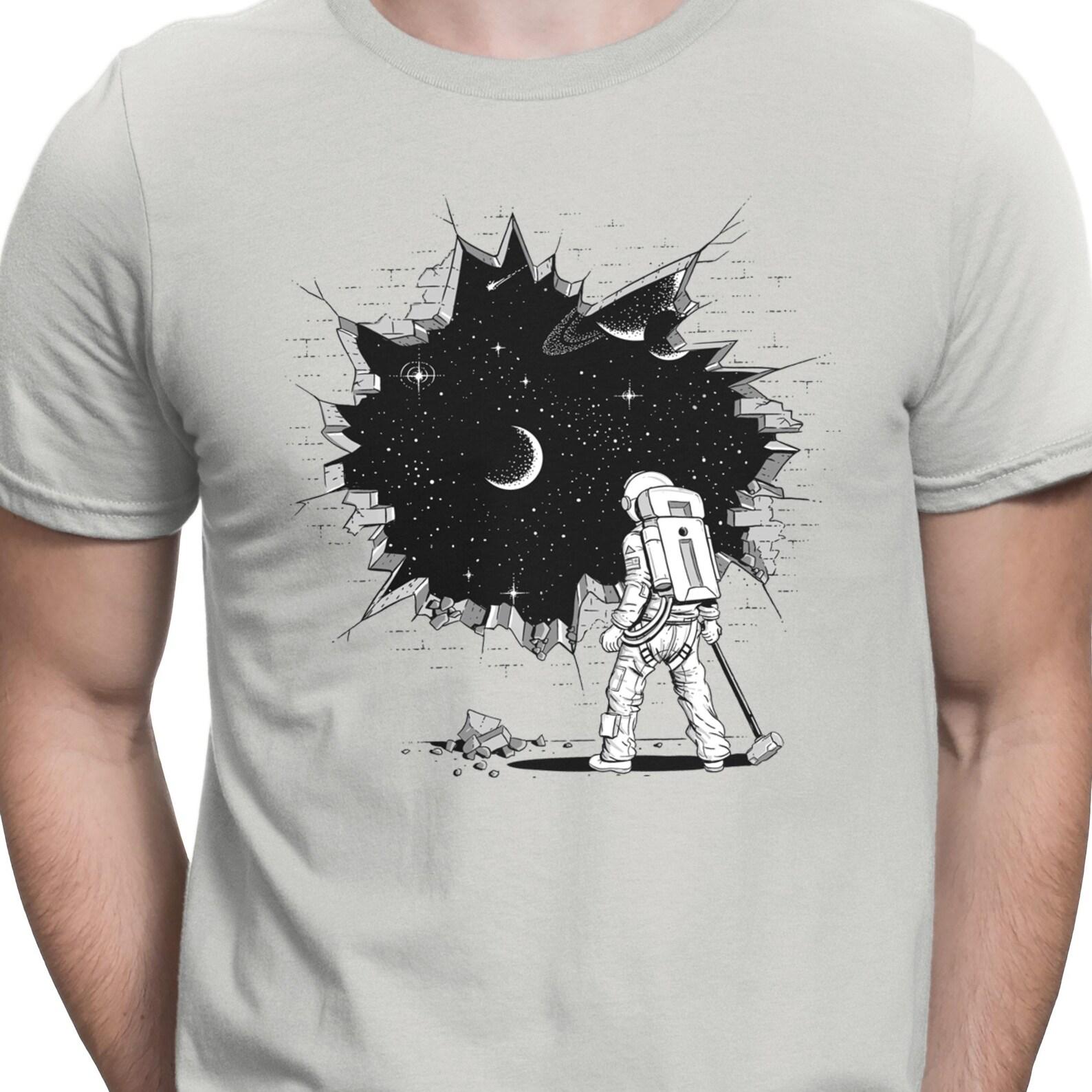 Space Breakthrough | Surreal Astronaut Universe | Unisex t-shirt 3XL