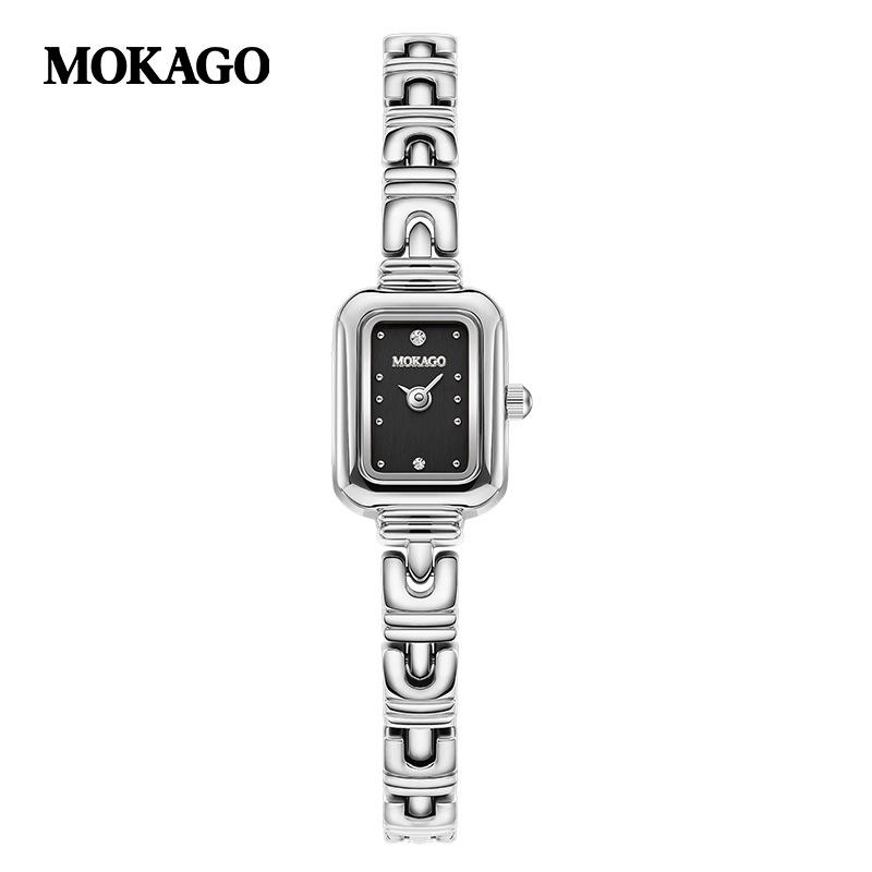 Mokaka Women s Retro Gold Alloy Quartz Watch - Light Luxury, Waterproof Design