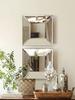 Background Wall Decorative Mirror Square Wall Mirror Ornaments Living Room Wall Hanging Combination Home Decoration Accessories