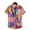 Summer 3D Graffiti Blossom Printed Shirts For Men Children Fashion Streetwear Long Sleeve T Shirt Unisex Hawaiian Shirts Blouses