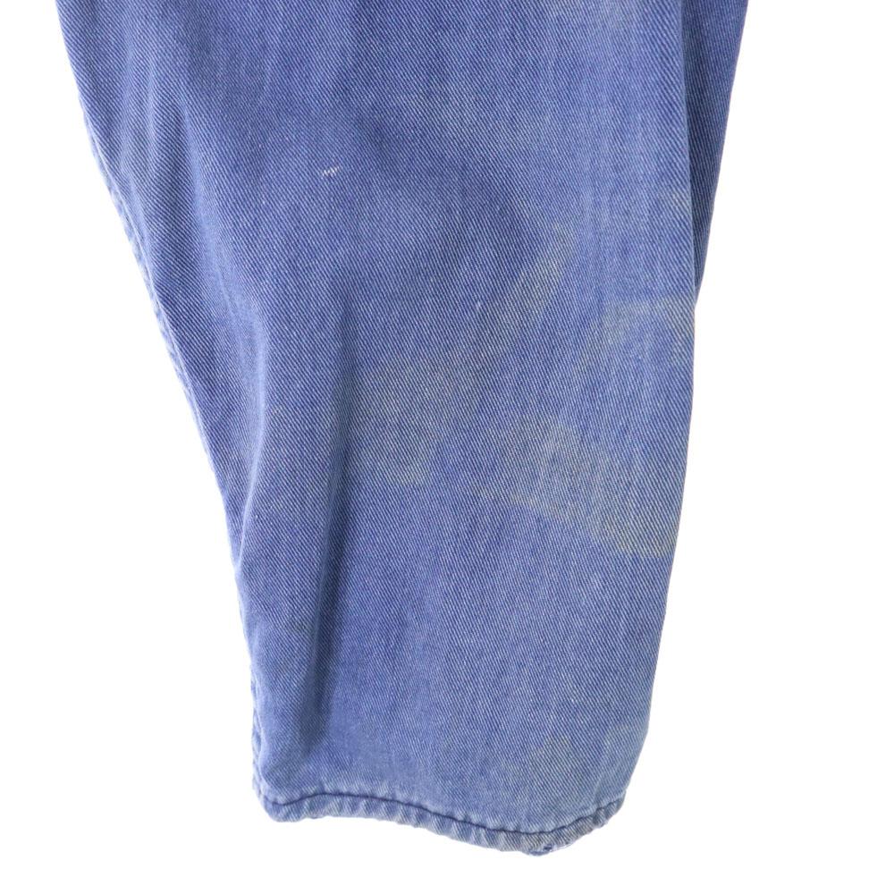 EURO WORK 70s vintage dungarees coat 48 blue Men's Used