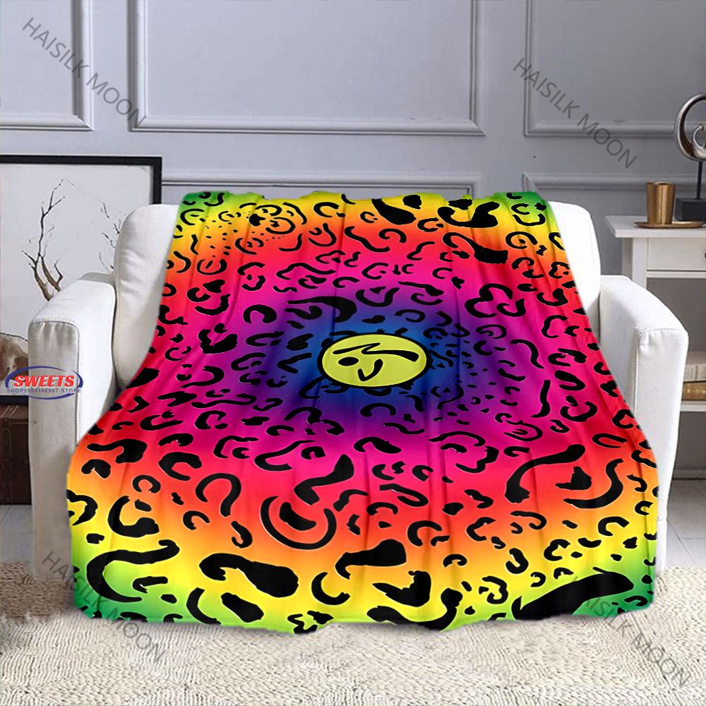 17 Styles Colorful Leopard Print Blanket for Bed Bedroom Sofa Picnic, Blanket for Cover Outdoor Leisure Nap, All Seasons Gifts