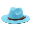Nuovo Taglia Grande 59-60CM Cappello Panama Cappelli Estivi da Sole per Donna Uomo Esterno Spiaggia Paglia Cappellino Protezione UV Chapeau Cappello Jazz Trilby