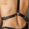 Bondage Strap Faux Leather BDSM Erotic Harness Adjustable Goth Body Garter Couple Sex Game Prop Enhance Relationship Honeymoon Bedroom Body Strap