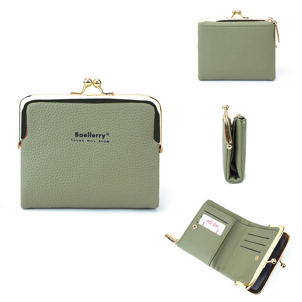 Baellerry Womens Short Purse With Pu Material And Antitheft Design For Daily Use