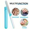 Folding Nail File Dual Sided Nail Files for Polishing Filing Artificial Nails Compact Travel Manicure Tool