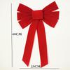 Festive Red Velvet Christmas Bow For Charming Holiday Decor And Seasonal Celebrations