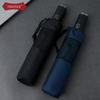 Double-Layer Wind-Guiding Fully Automatic Umbrella, Anti-Typhoon Reinforced Thickened Super Water-Repellent Umbrella, 70% Off Fold Men's Portable