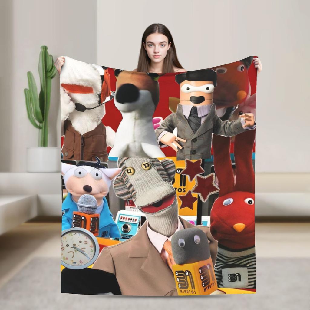 31 Minutos Comedy Blanket Multi-size Soft Fuzzy Plush  Throw Blankets for Couch Sofa and Bed