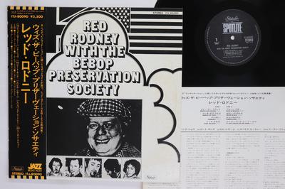 LP Record RED RODNEY  With The Bobop Preservation Society ITJ80090 SOPTLITE Japan Obi Jazz Used