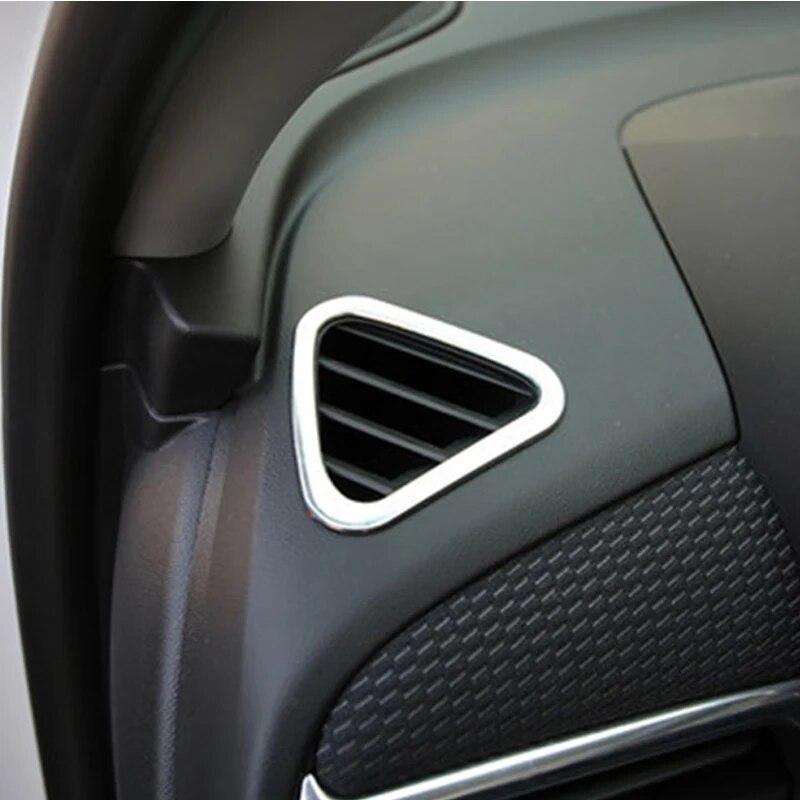 My Good Car stainless steel or ABS Chrome Car front Small air outlet Decoration Cover Trim For Chevrolet Equinox 2017 2018