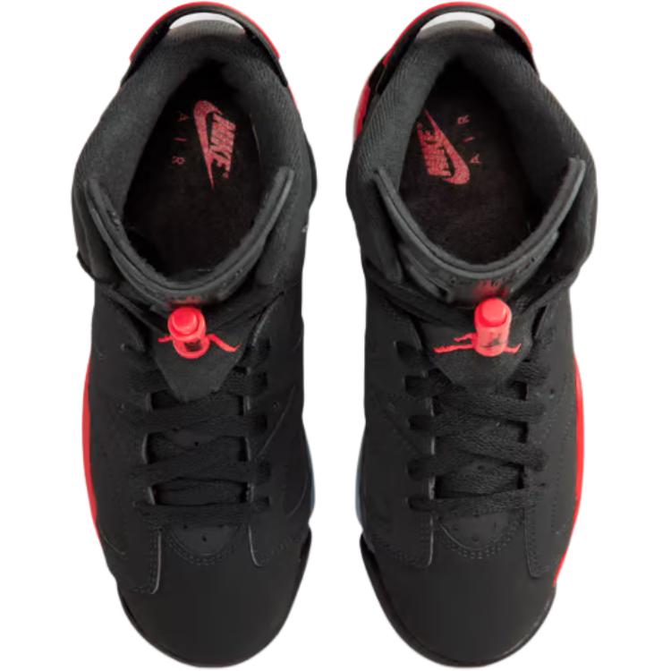 Air Jordan 6 Retro GS Reverse Infrared Zapatillas para Niños Vendedor Negro Crimson Claro IQ1275-001