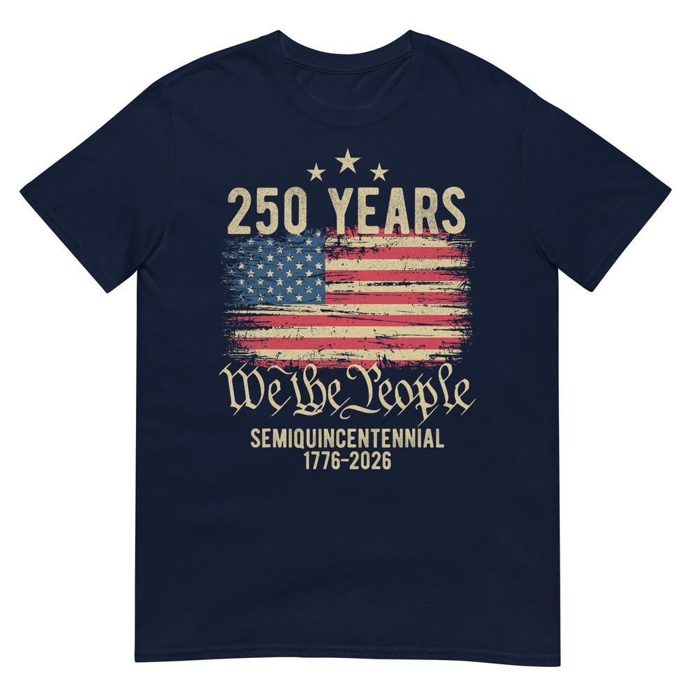 250 Years American Flag 250th Anniversary Usa Tshirt S