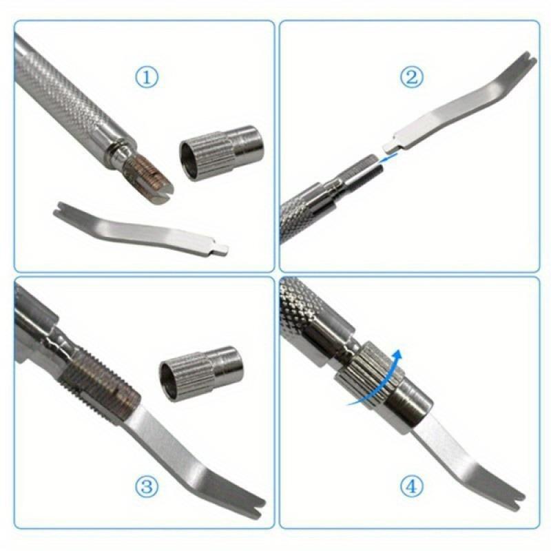 5pcs Watch Repair Tool, Disassembly Strap Replacement Tool, Double-headed Disassembly Tool