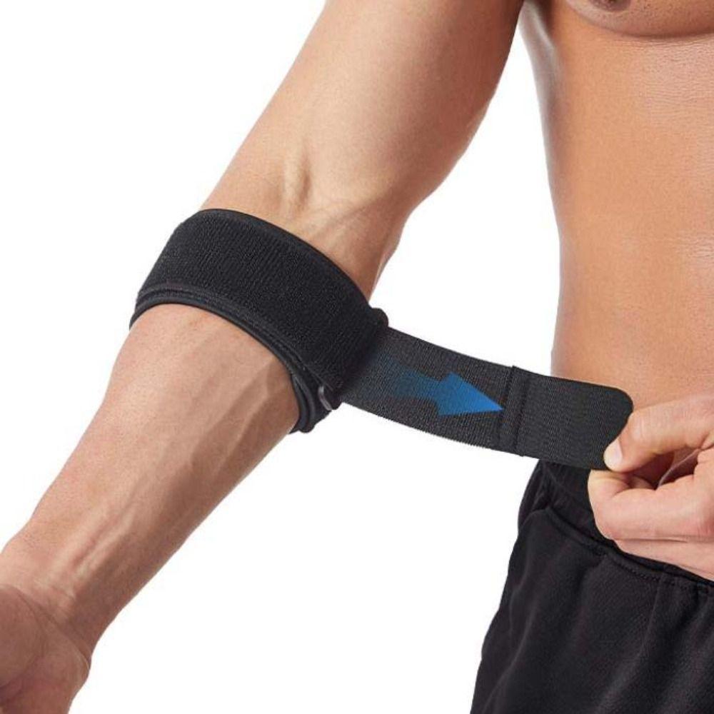 Compression Adjustable Elbow Brace Breathable Support Elbow Pads Tennis Elbow Strap  Golf Ball