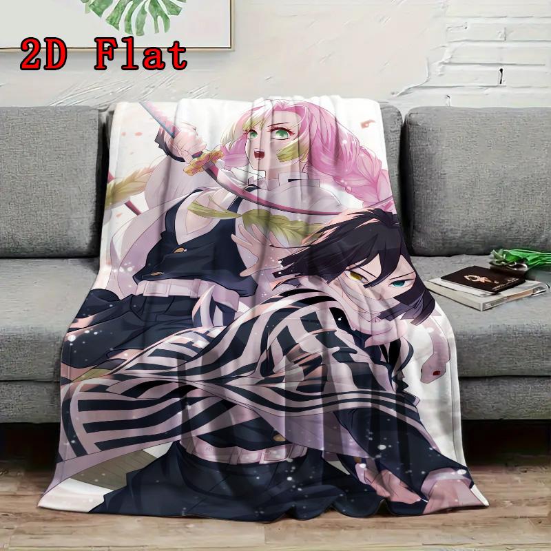 Ghost Hunter 2D Flat Pattern Flannel Blanket High quality All Seasons Warmth and Comfort Perfect for Christmas Gifts.SMT0917402