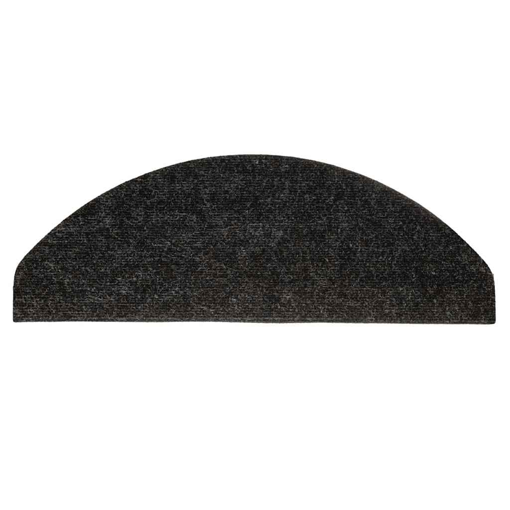 Vidaxl Samoprzylepne Nakładki Na Schody, 15 Szt., 56X17X3 Cm, Czarne